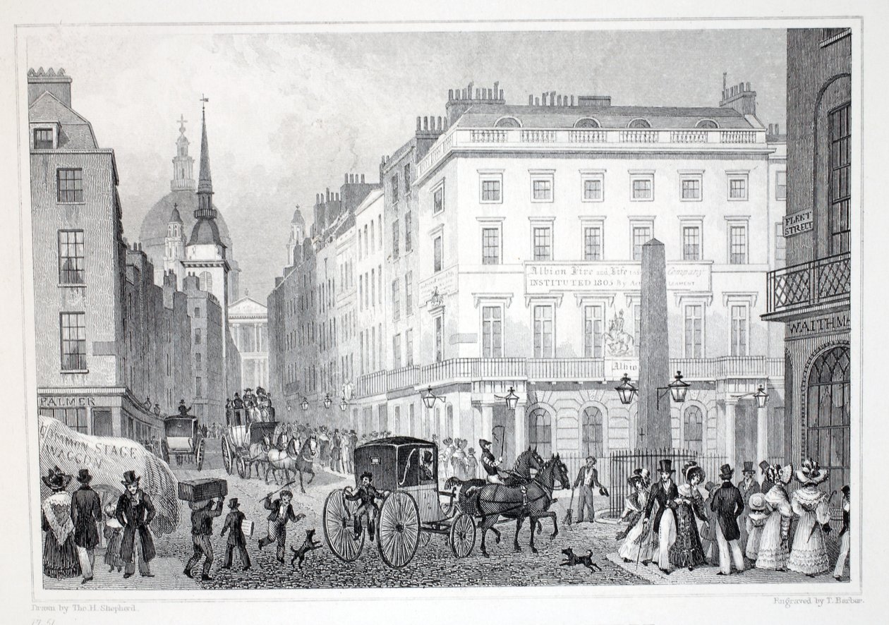 Ludgate Hill, from Fleet Street, from 