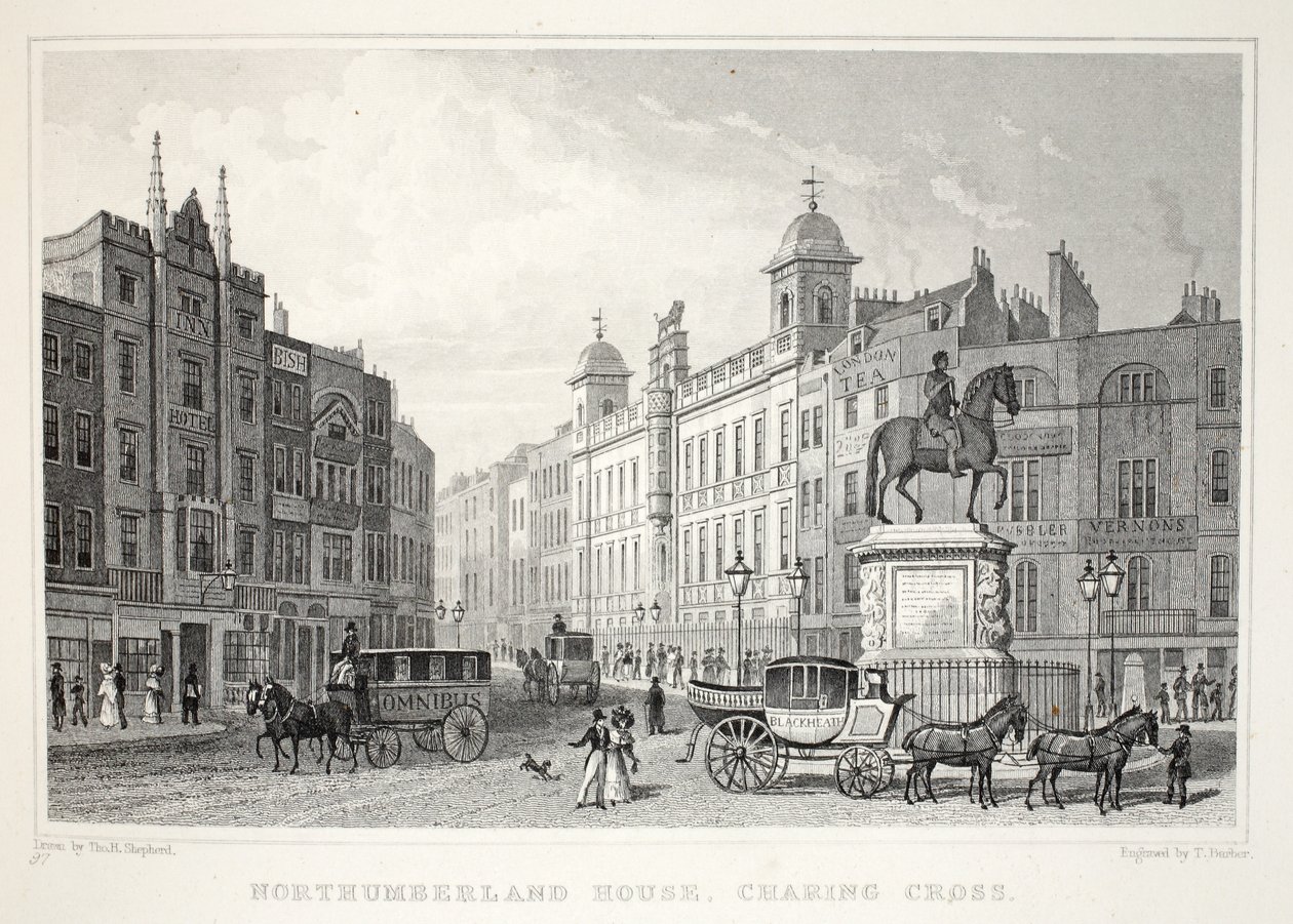 Northumberland House, Strand, from 