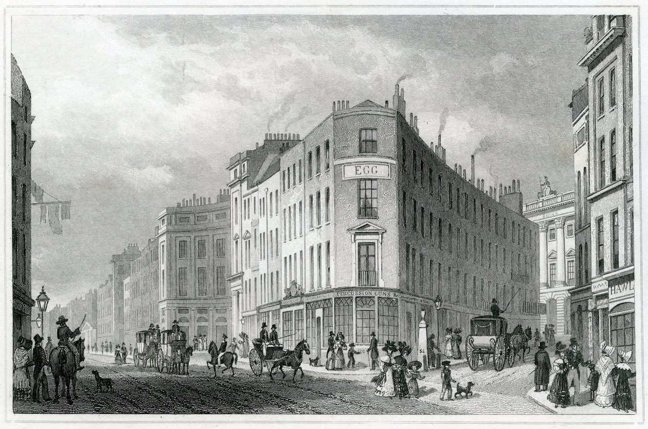 Piccadilly, from Coventry Street, 1830 by Thomas Hosmer Shepherd