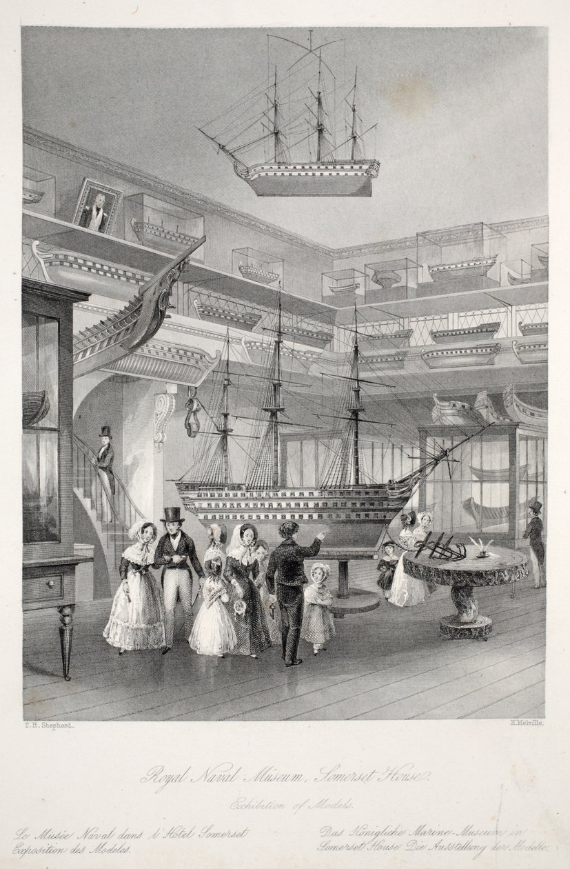 Royal Naval Museum, Somerset House, from 