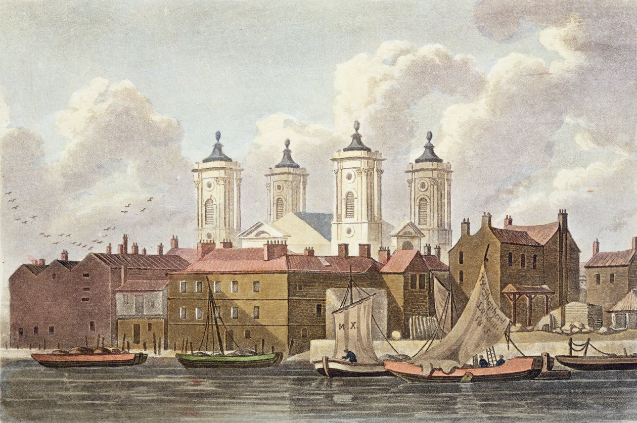 St. Johns Church Westminster by Thomas Hosmer Shepherd