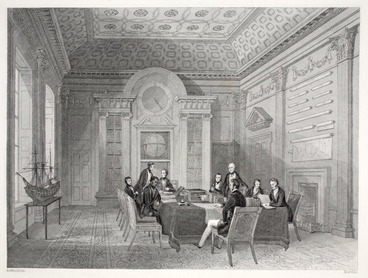 The Admiralty Board Room by Thomas Hosmer Shepherd