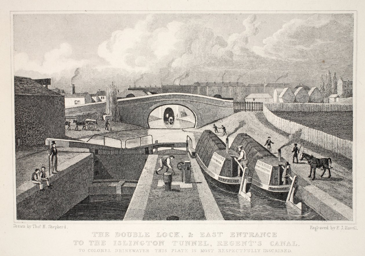 The Double Dock and East Entrance to the Islington Tunnel, Regent