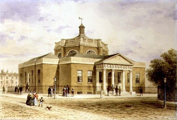 The Guildhall, Westminster by Thomas Hosmer Shepherd