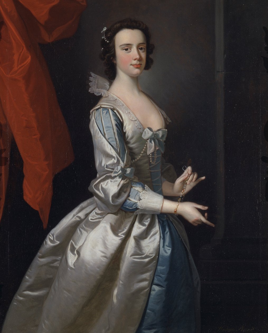 Portrait of a Woman, Probably Elizabeth Aislabie, of Studley Royal, Yorkshire by Thomas Hudson