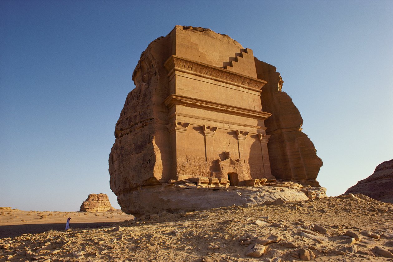 Nabatean Ruin Fragment at Mada