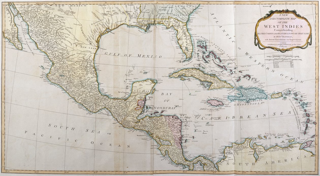 The West-India Islands, 1794-1801 by Thomas Jefferys