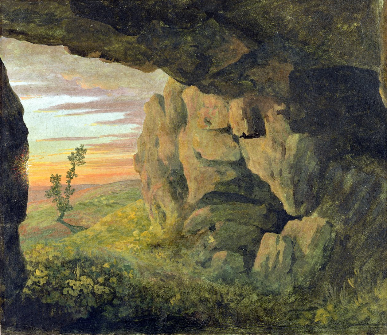 A Cavern near to St. Agnese without the Porta Pia by Thomas Jones