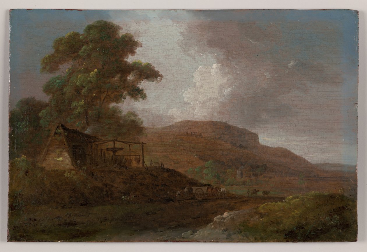 Welsh Landscape with Lead Mines by Thomas Jones