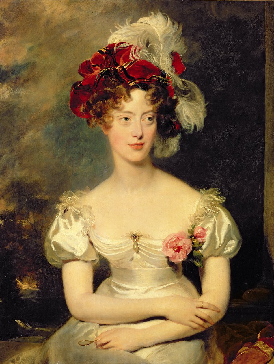 Marie-Caroline de Bourbon, Duchesse de Berry, c.1825 by Thomas Lawrence