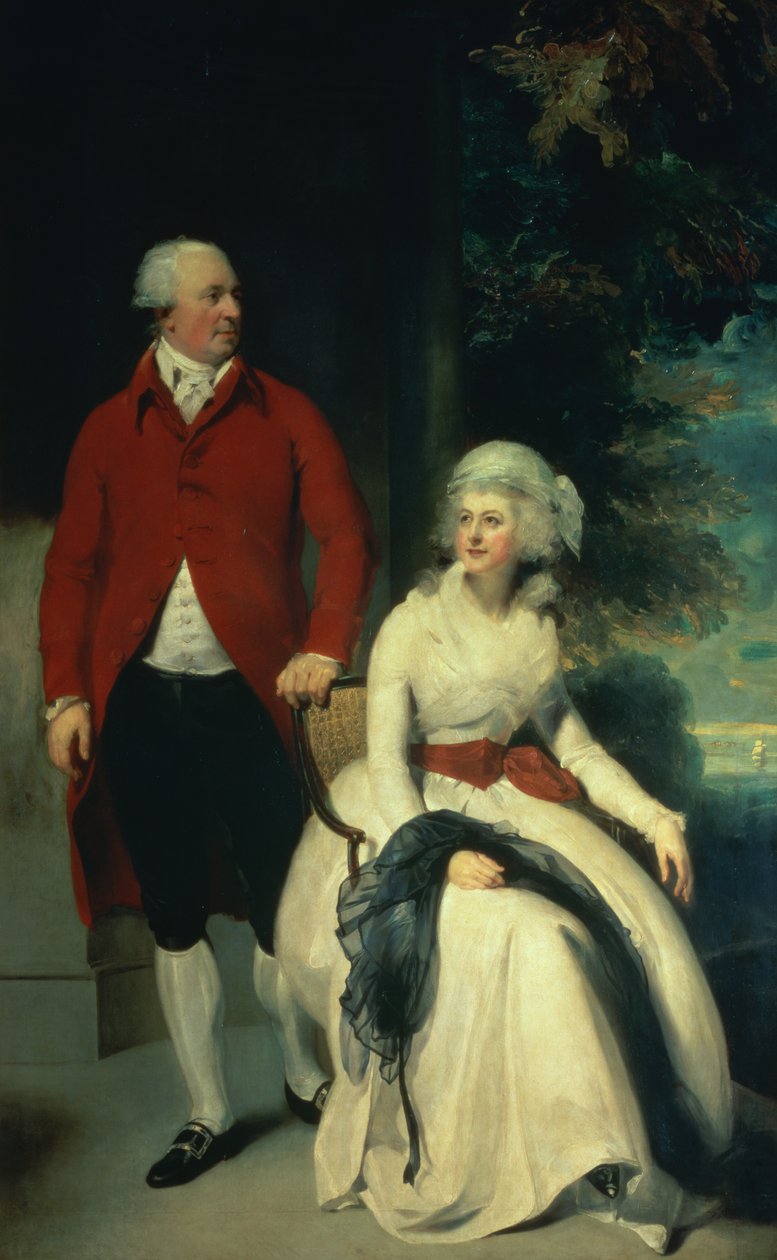 Portrait of John Julius Angerstein and his Second Wife Eliza by Thomas Lawrence