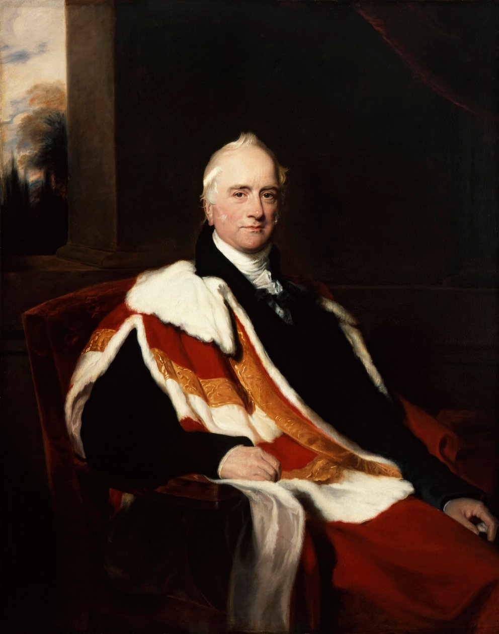 Portrait of Sir Nicholas Vansittart, 1st Baron Bexley, 1825 by Thomas Lawrence