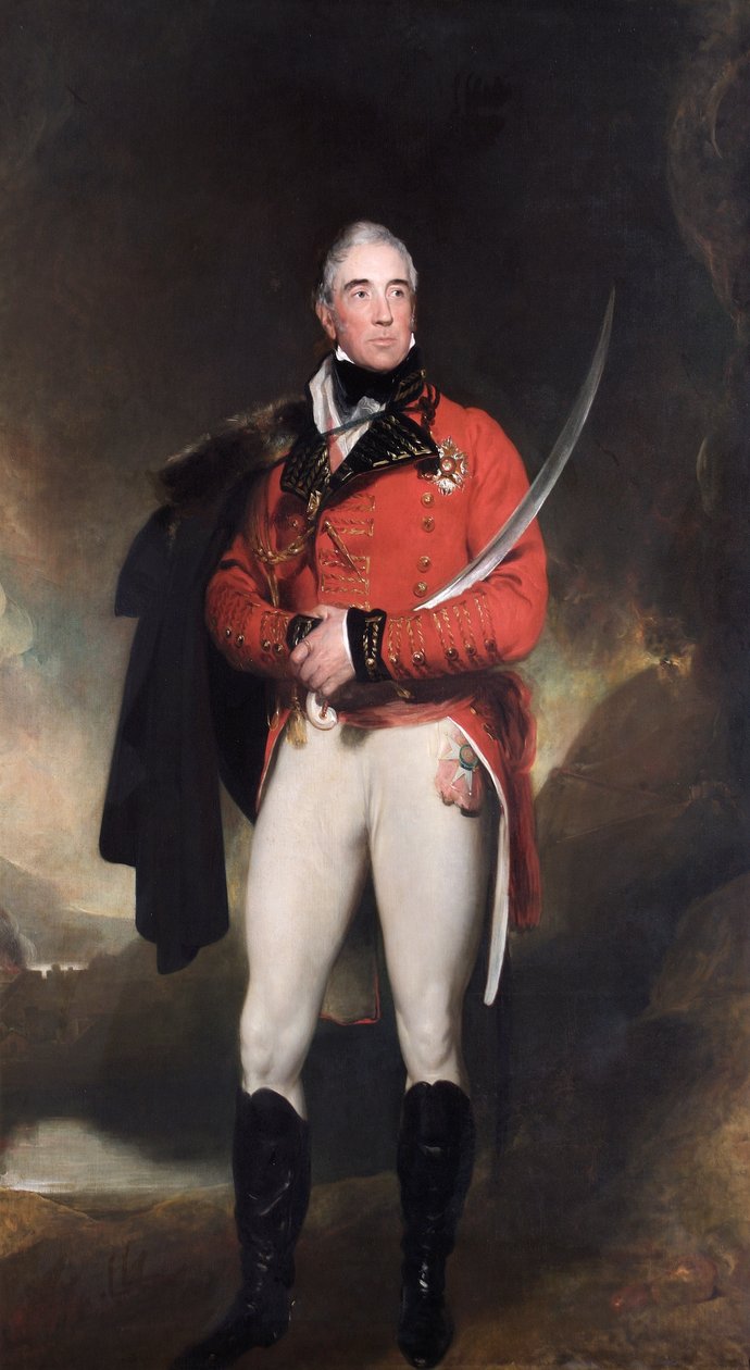 Portrait of Thomas Graham, Lord Lynedoch, British soldier by Thomas Lawrence