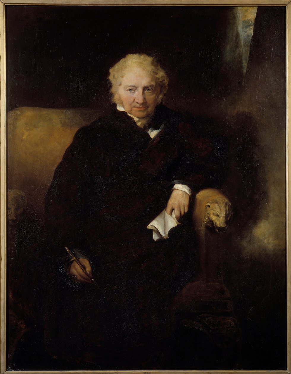 Portrait of the Painter Henri Fussli (or Fuseli) (1741-1825). Painting by Sir Thomas Lawrence (1769-1830) by Thomas Lawrence