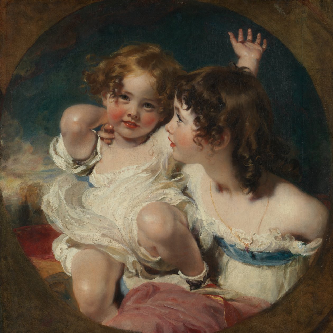 The Calmady Children Emily, 1818-1906, and Laura Anne, 1820-1894, 1823 by Thomas Lawrence
