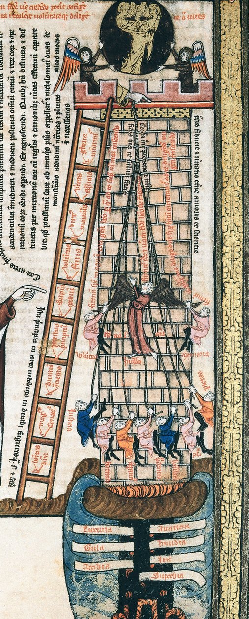 The fire of hell with the seven capital sins by Thomas Le Myésier
