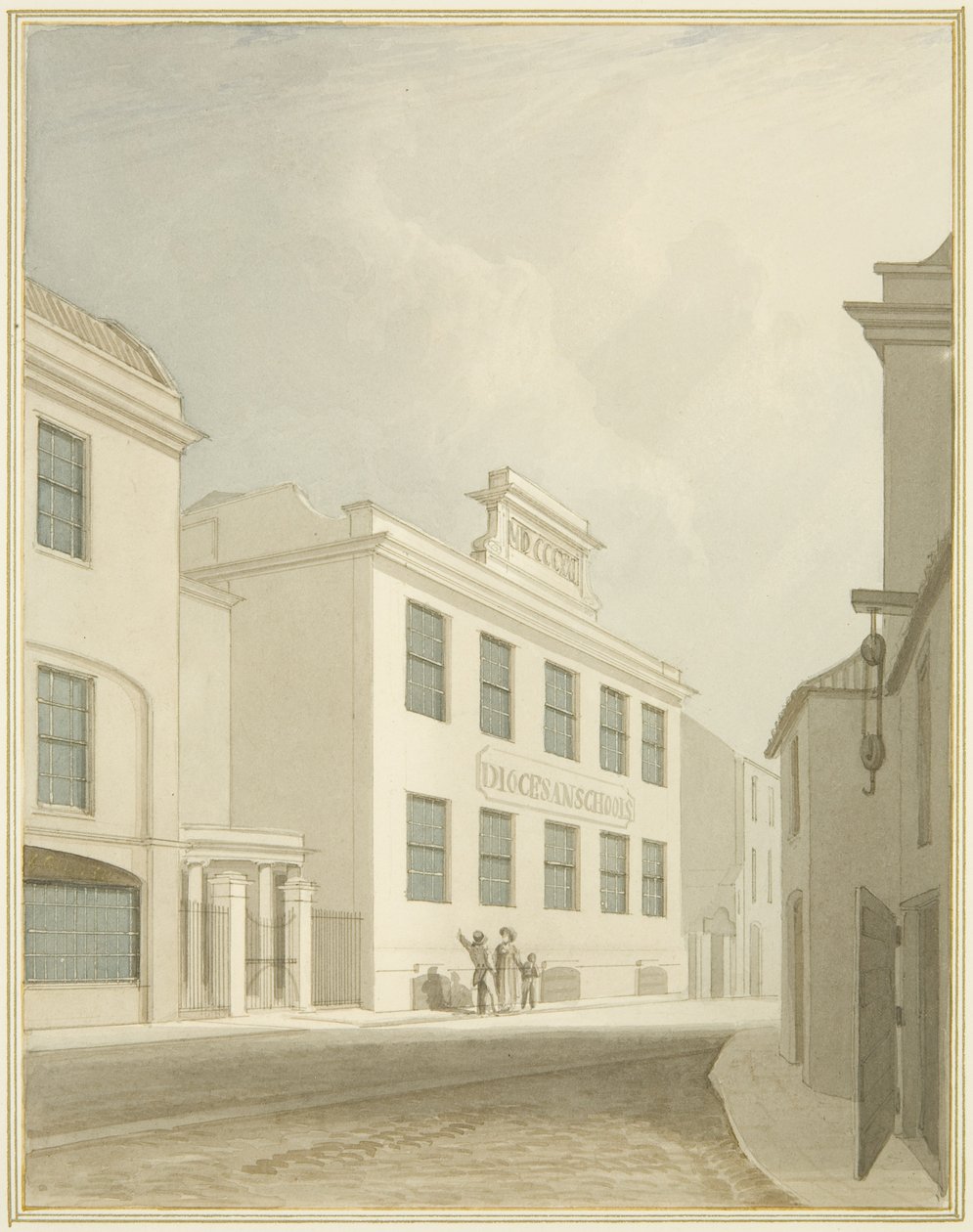 Diocesan Schools, Nelson Street by Thomas Leeson the Elder Rowbotham