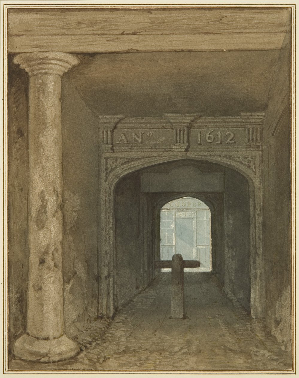 Guard House Passage, Wine Street by Thomas Leeson the Elder Rowbotham