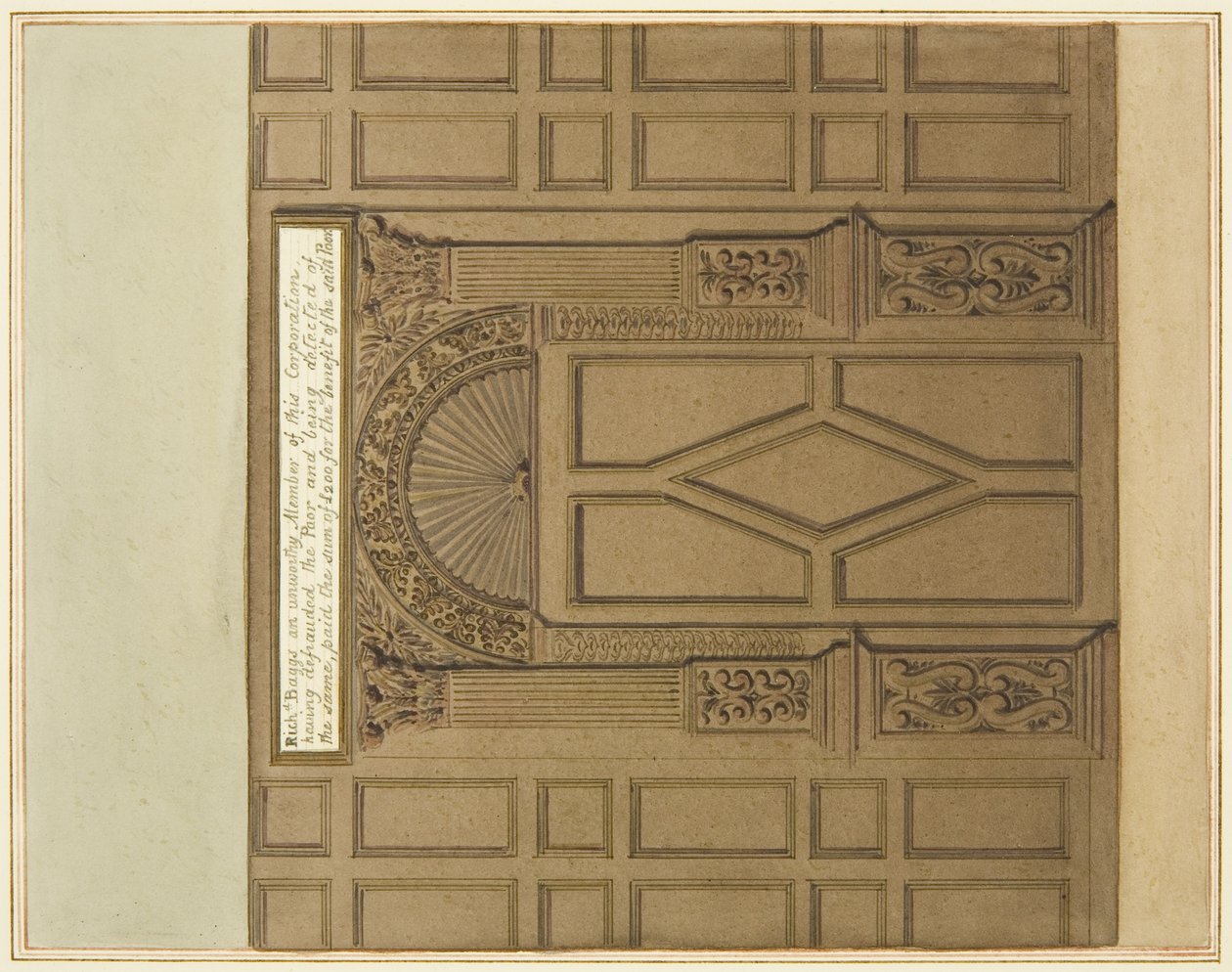 Inner Door of the Great Room of the Mint, now St Peter