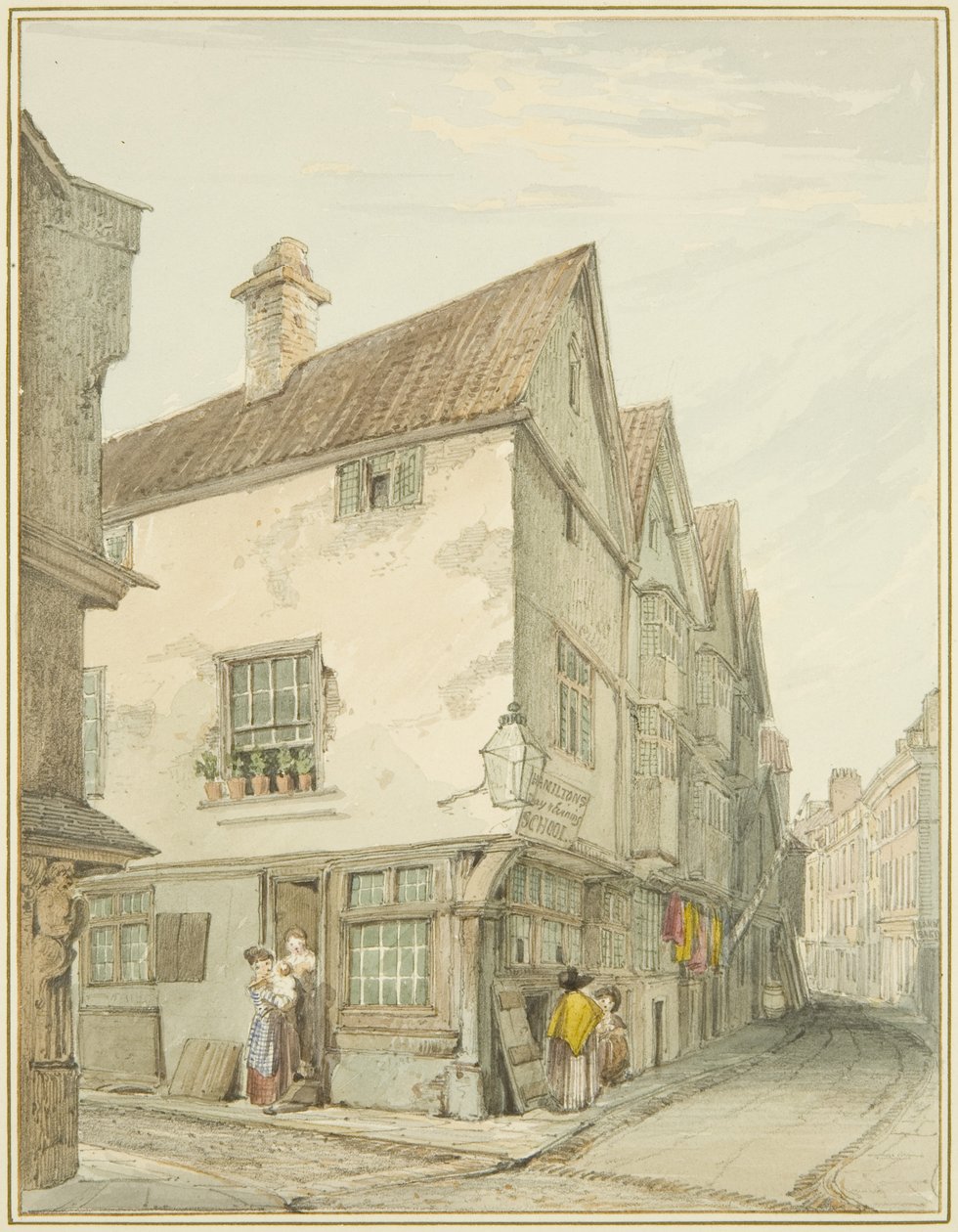 The Corner of Castle Green by Thomas Leeson the Elder Rowbotham