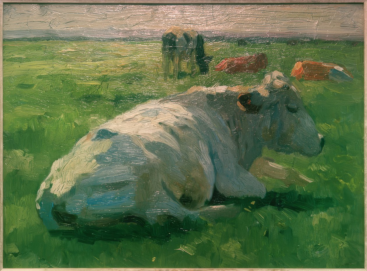 Lying Cow by Thomas Ludwig Herbst
