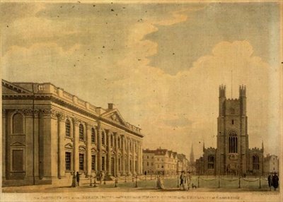 The South Front of the Senate House, and West End of St. Mary