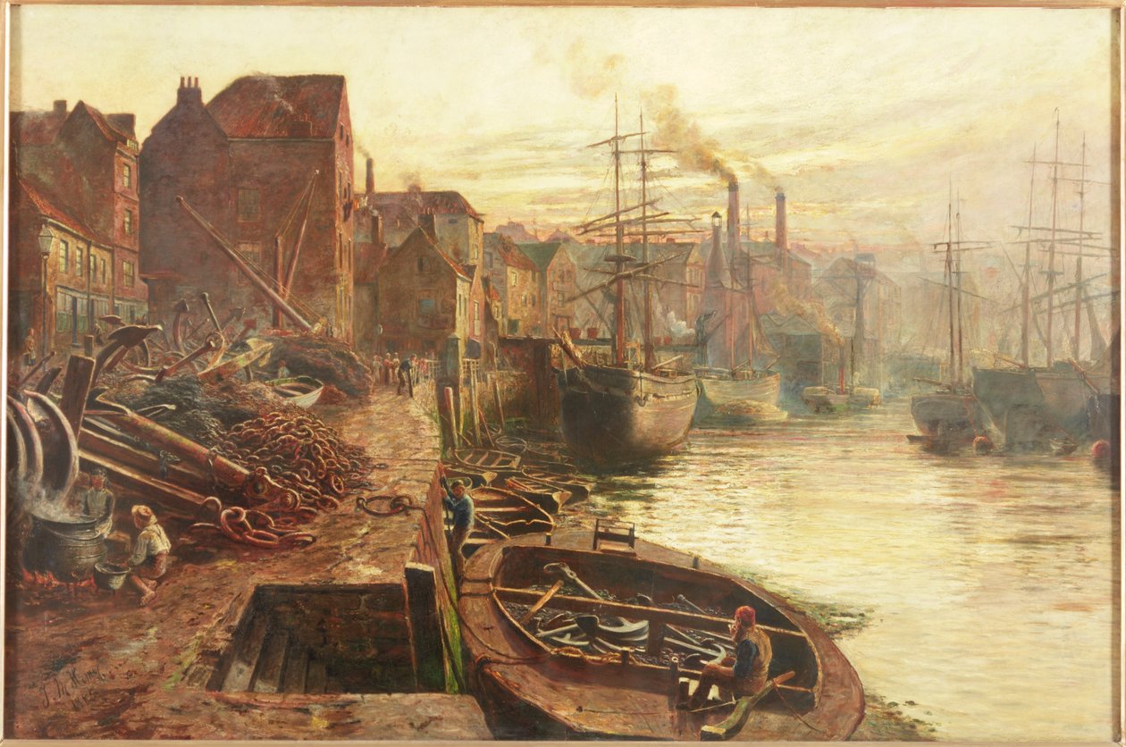 Old Sunderland, 1885 by Thomas Marie Madawaska Hemy