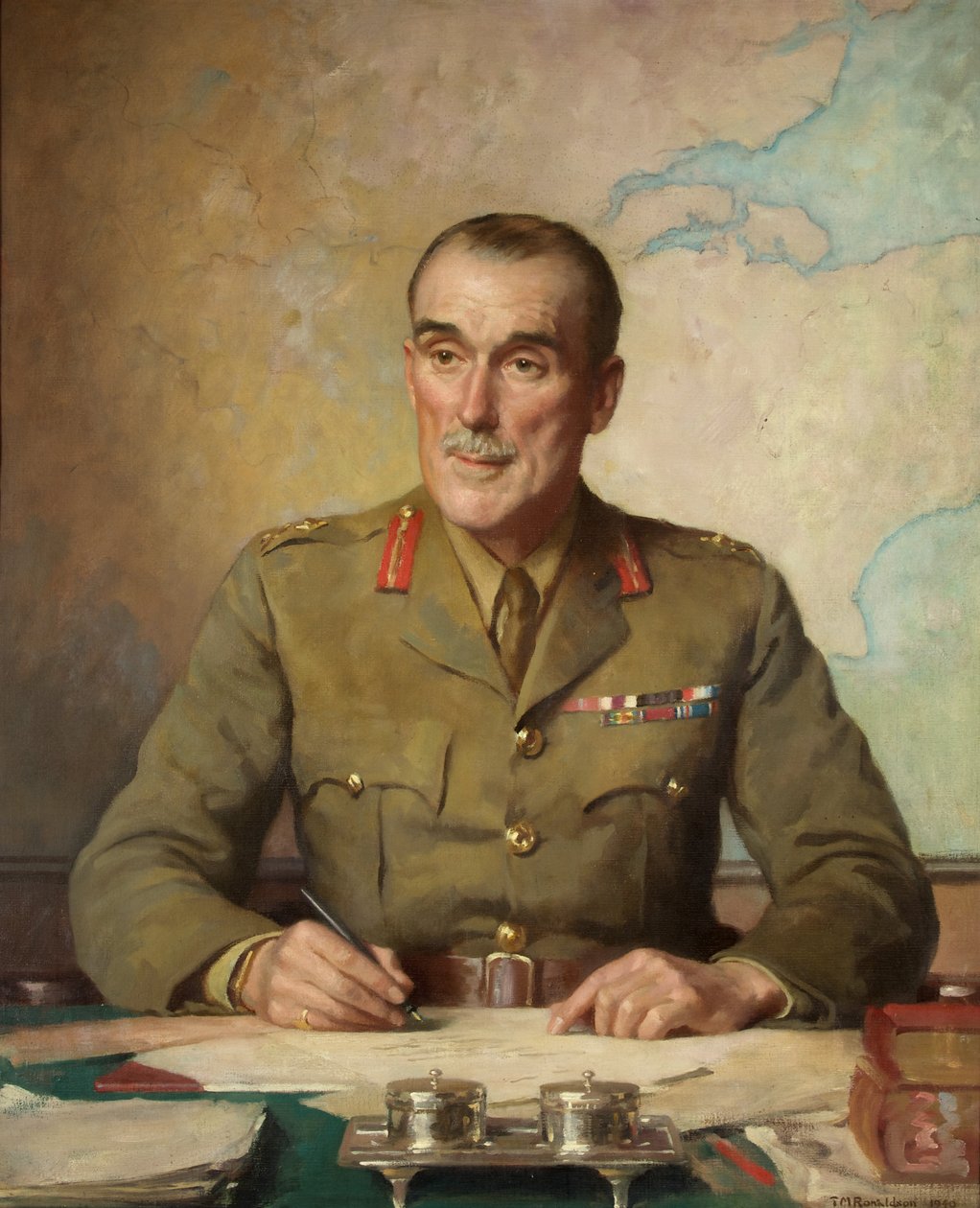 Brigadier General John Hay Beith (pen name: Ian Hay) by Thomas Martine Ronaldson