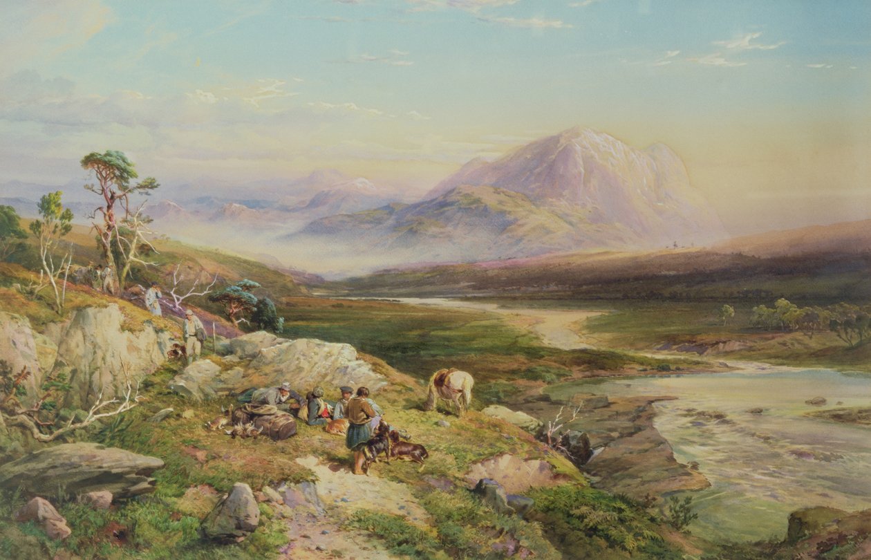 End of the Shoot, Loch Maree by Thomas Miles II Richardson