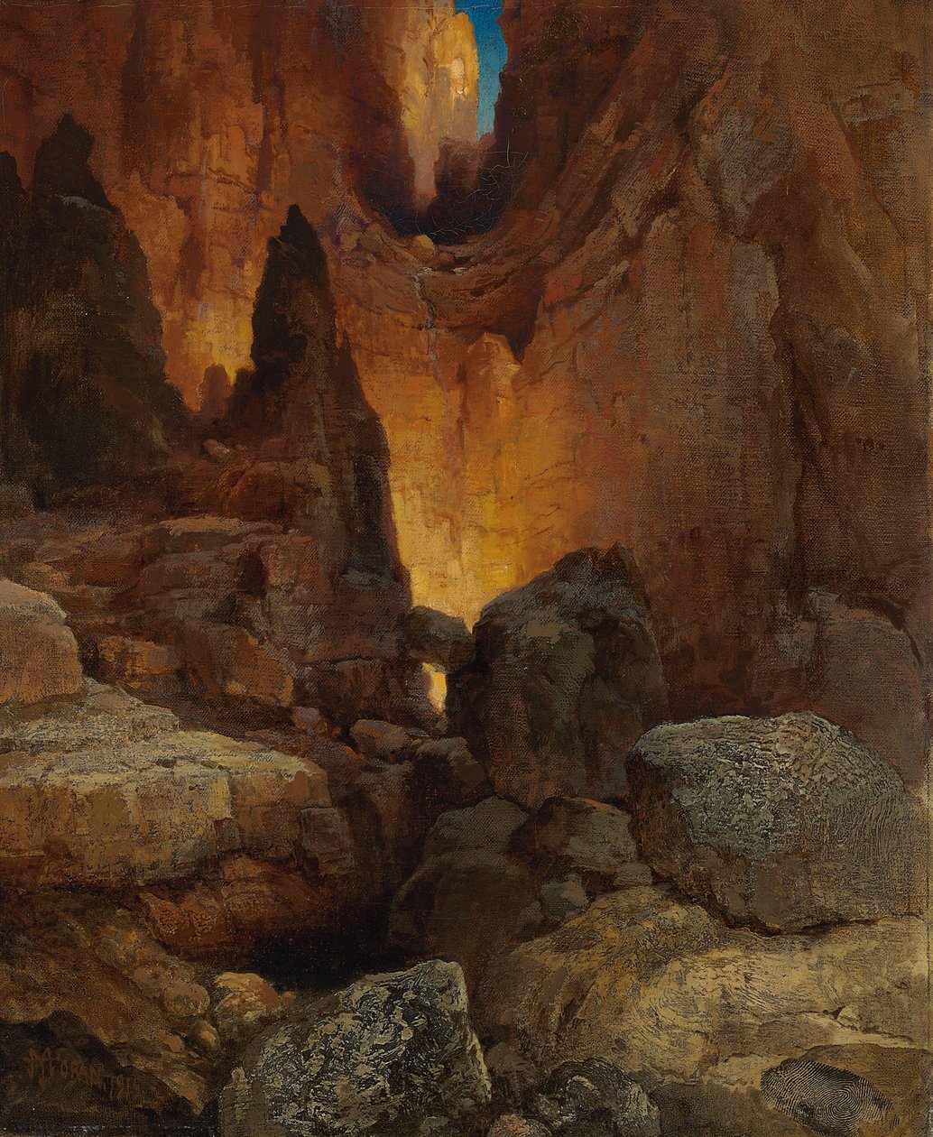A Side Canyon, Grand Canyon of Arizona, 1915 by Thomas Moran