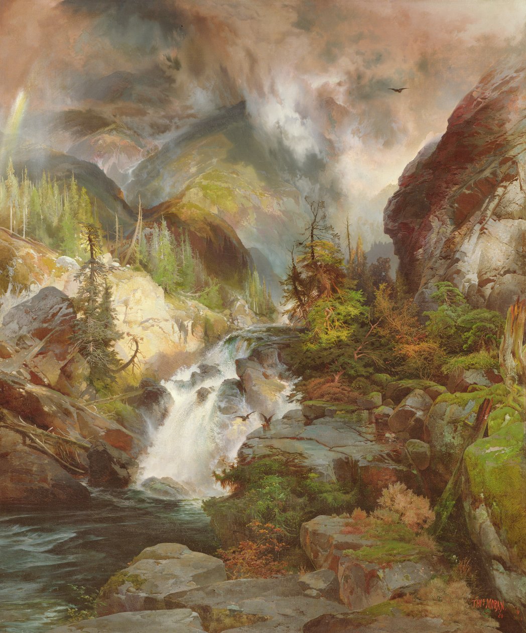 Children of the Mountain by Thomas Moran
