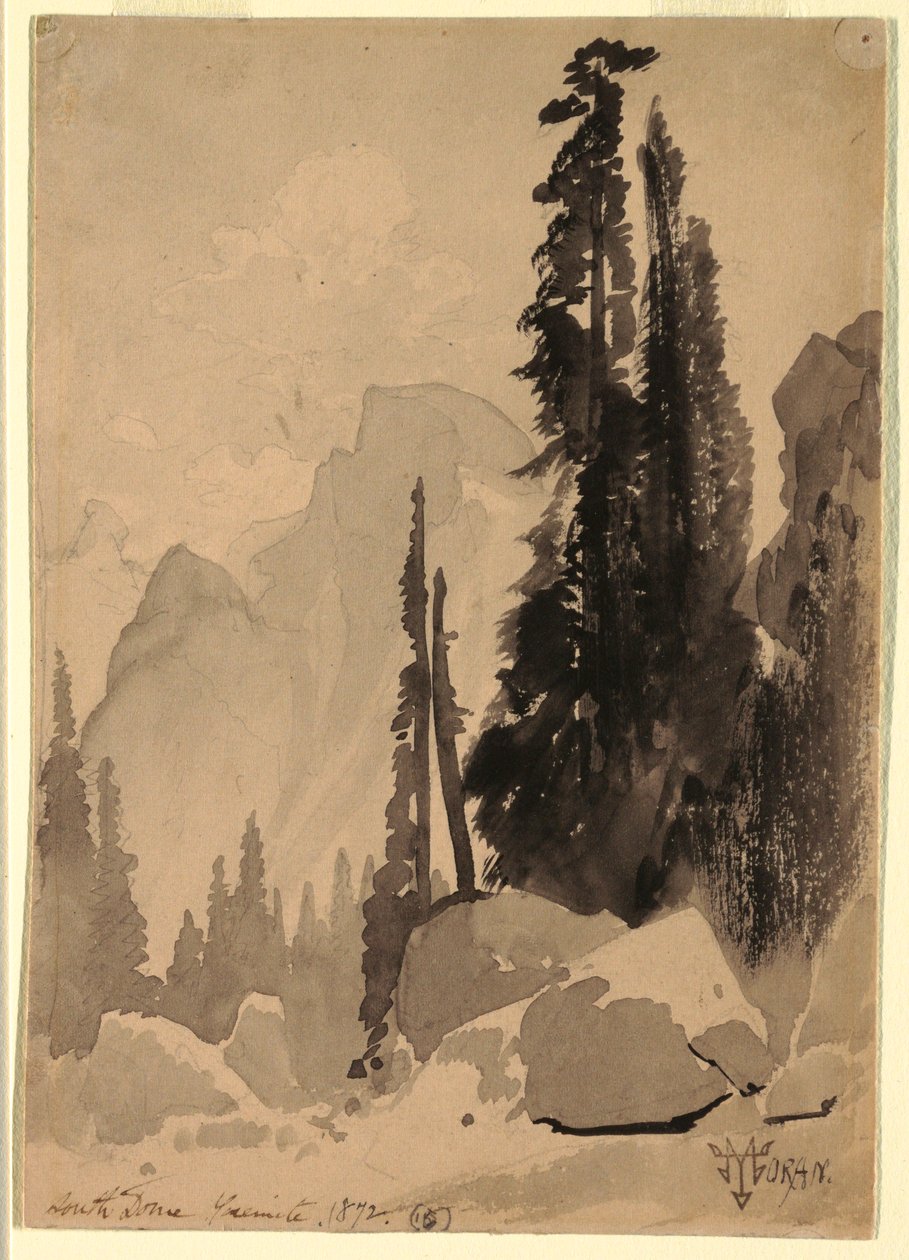 Half Dome, Yosemite, 1872 by Thomas Moran