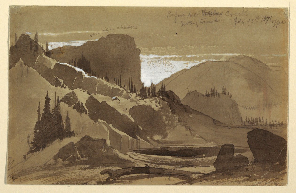 Near Meadow Creek, Utah, July 25, 1871 by Thomas Moran
