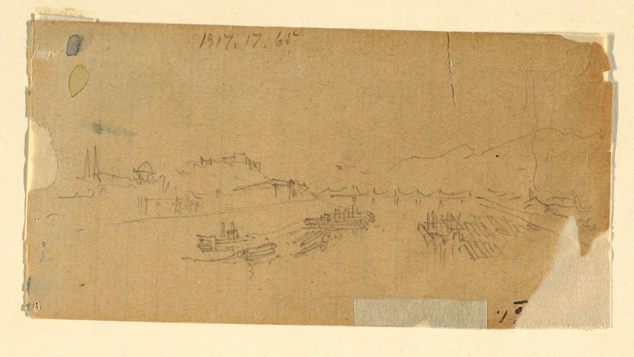 The Tetons, Shown from the Plain, August 28, 1879 by Thomas Moran