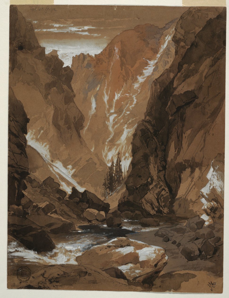 Toltec Gorge, Colorado, 1881 by Thomas Moran