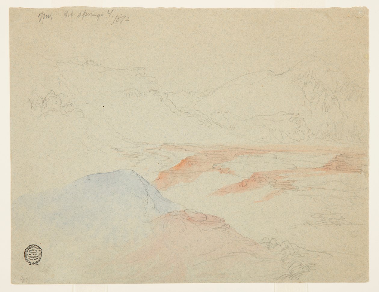 Hot Springs, Yellowstone by Thomas Moran