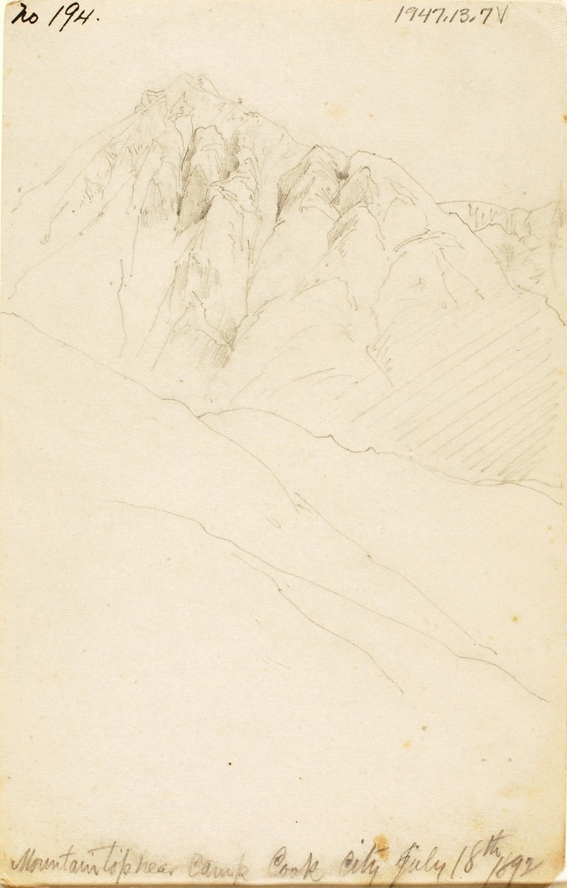 In Camp on Soda Butte Creek, Cook City by Thomas Moran