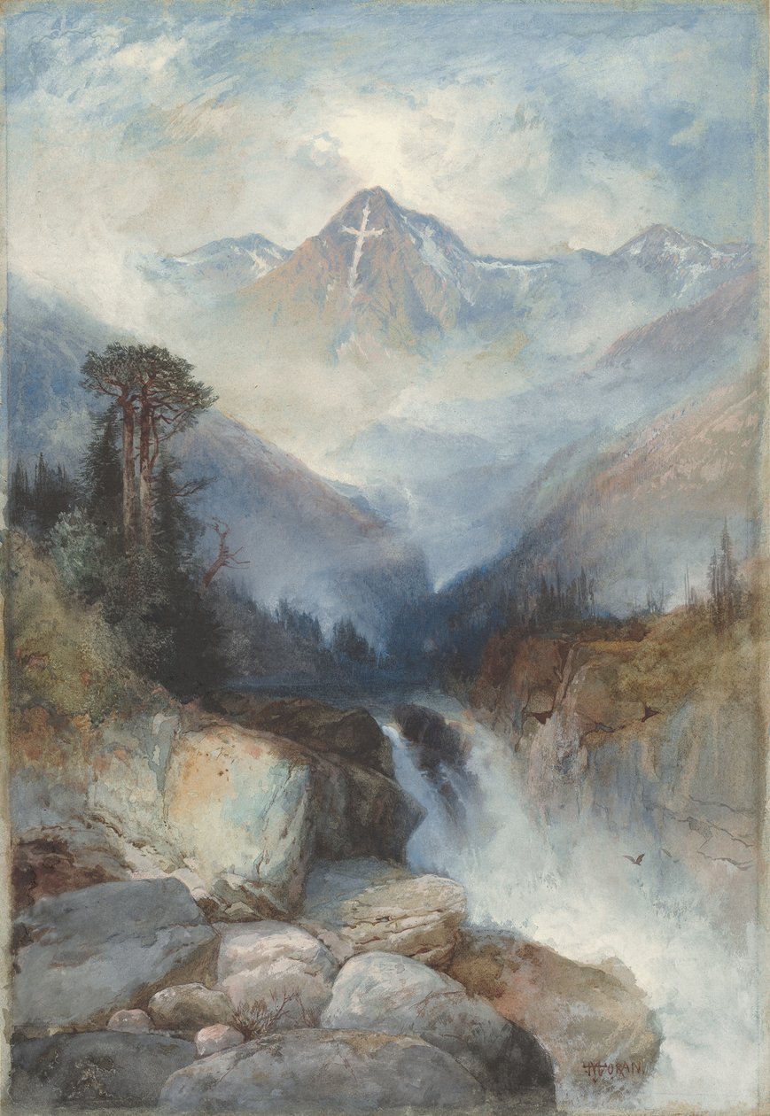 Mountain of the Holy Cross, 1890 by Thomas Moran