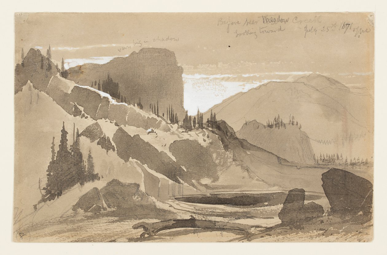 Near Meadow Creek, Utah by Thomas Moran