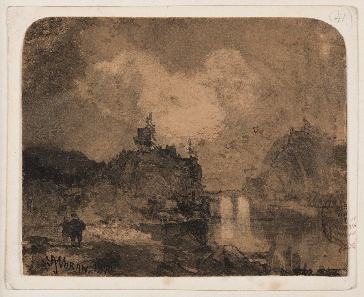 River Scene, Grand Canyon, Colorado by Thomas Moran
