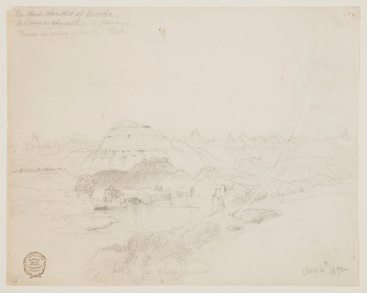 The Bad Lands of Dakota by Thomas Moran