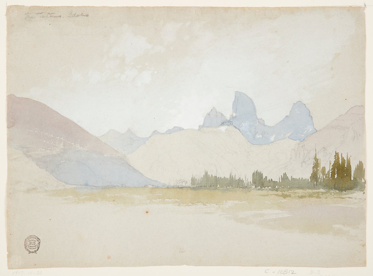 The Tetons, Idaho by Thomas Moran