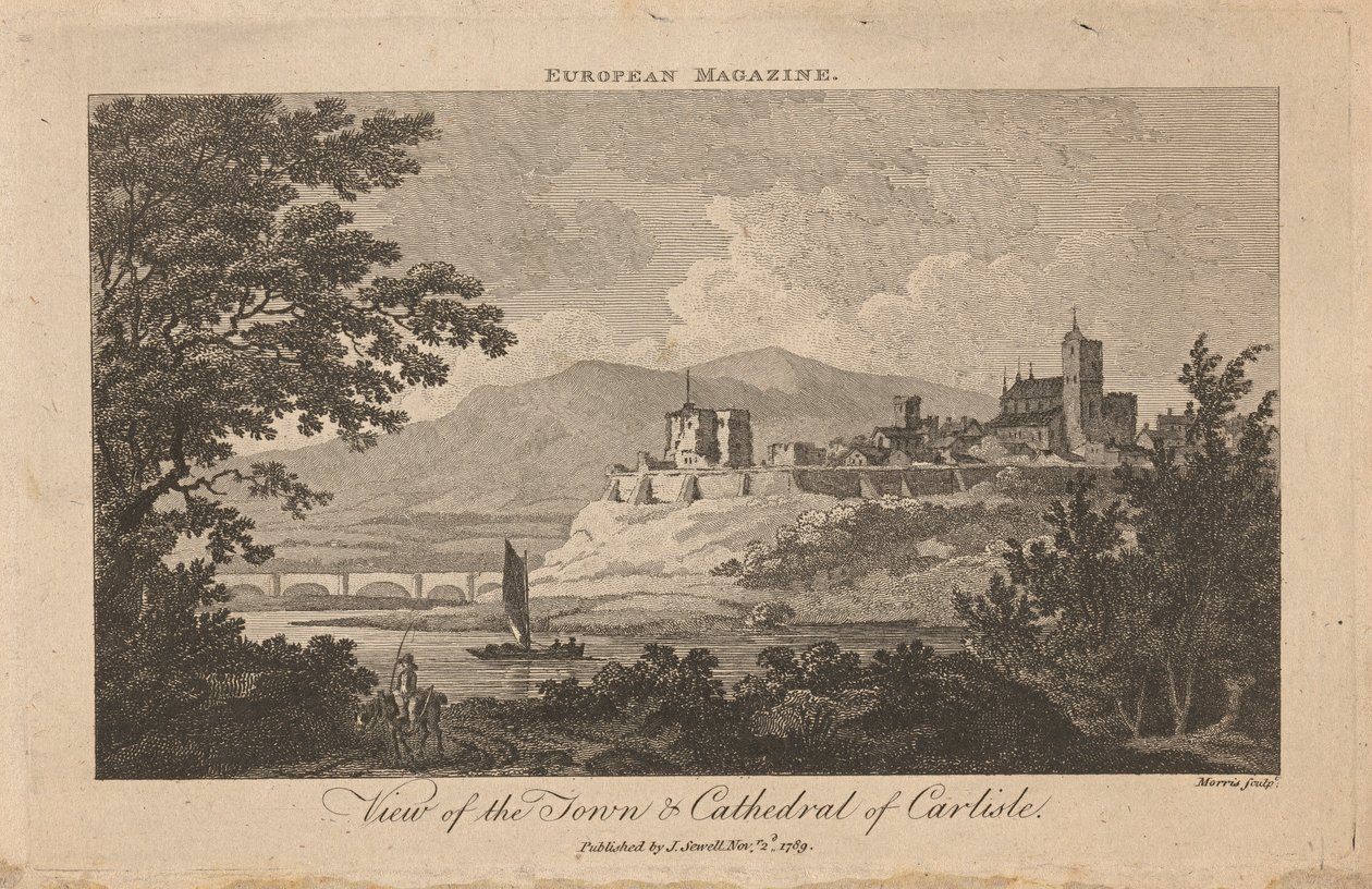 View of the Town and Cathedral of Carlisle by Thomas Morris