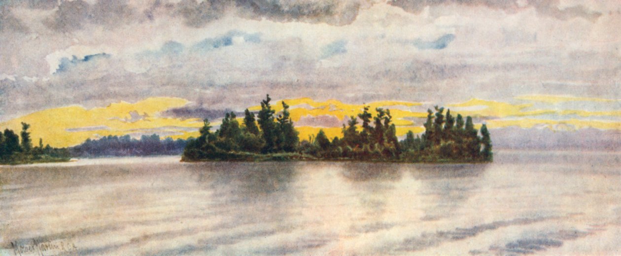 Showery Weather, Muskoka Lake by Thomas Mower Martin
