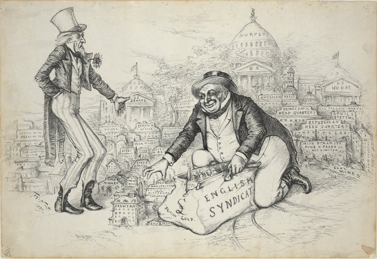 English Syndicate (British Gold) by Thomas Nast