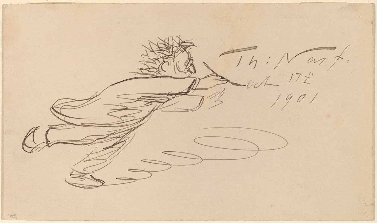 Signature, TH. Nast, Oct. 17, 1901 by Thomas Nast