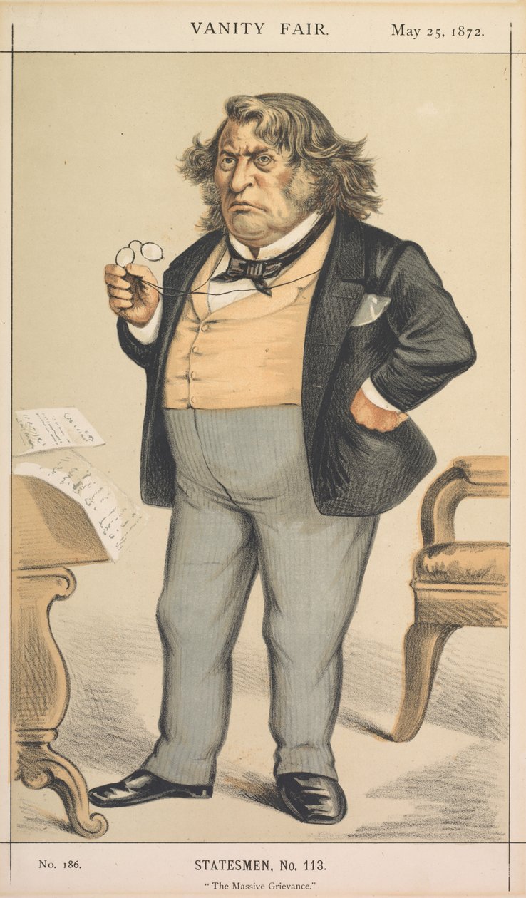 Vanity Fair: Statesman, No. 113 "The Massive Grievance" by Thomas Nast