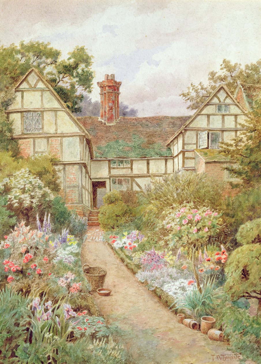 Cottage Garden by Thomas Nicholson Tyndale