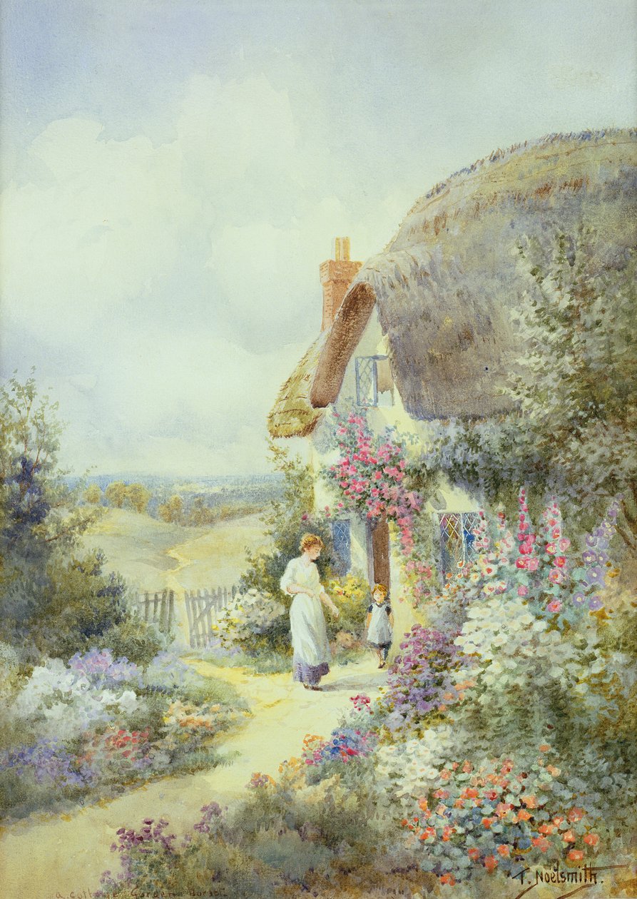 A Cottage Garden, Dorset by Thomas Noelsmith