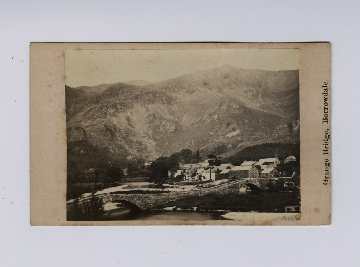 Grange Bridge, Borrowdale (b/w photo) by Thomas Ogle